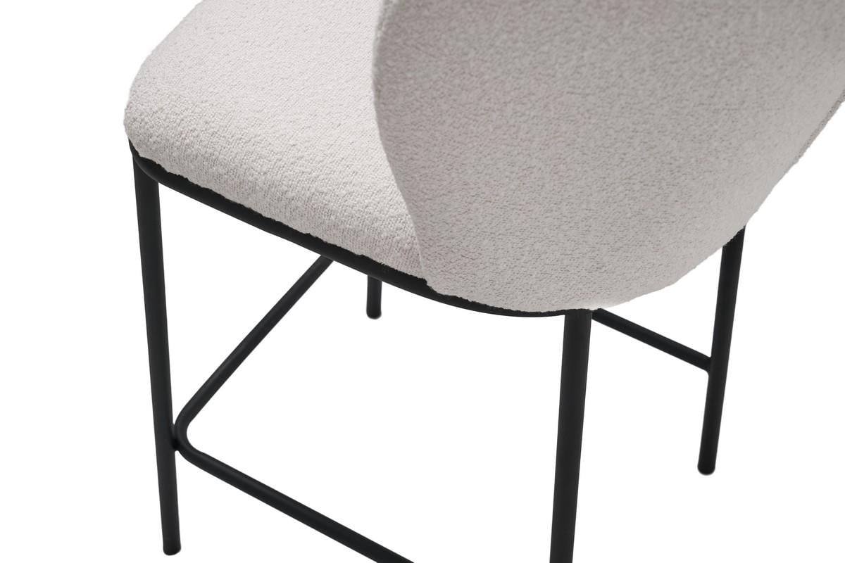 Напівбарний стілець Vetro Mebel В-236 Айворі/Чорний (29850550) - фото 9 Напівбарний стілець Vetro Mebel В-236 Айворі/Чорний (29850550) - фото 9