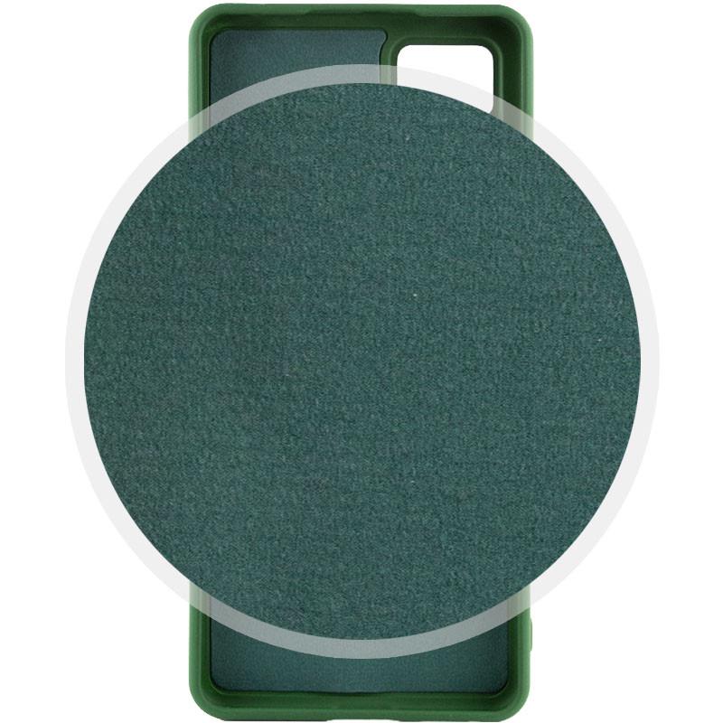 Противоударный Чехол Silicone Cover Lakshmi Full Camera (A) для Xiaomi Redmi Note 11 Pro 4G/5G / 12 Pro 4G Зеленый / Dark green - фото 3