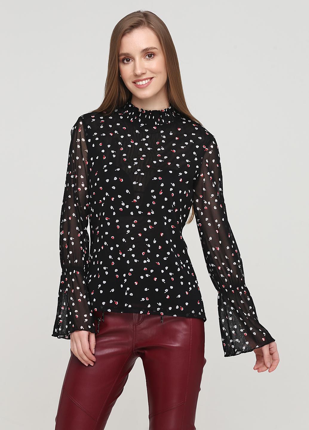 Блузка Comma By S.Oliver р. 36 Чорний (2000000901565)