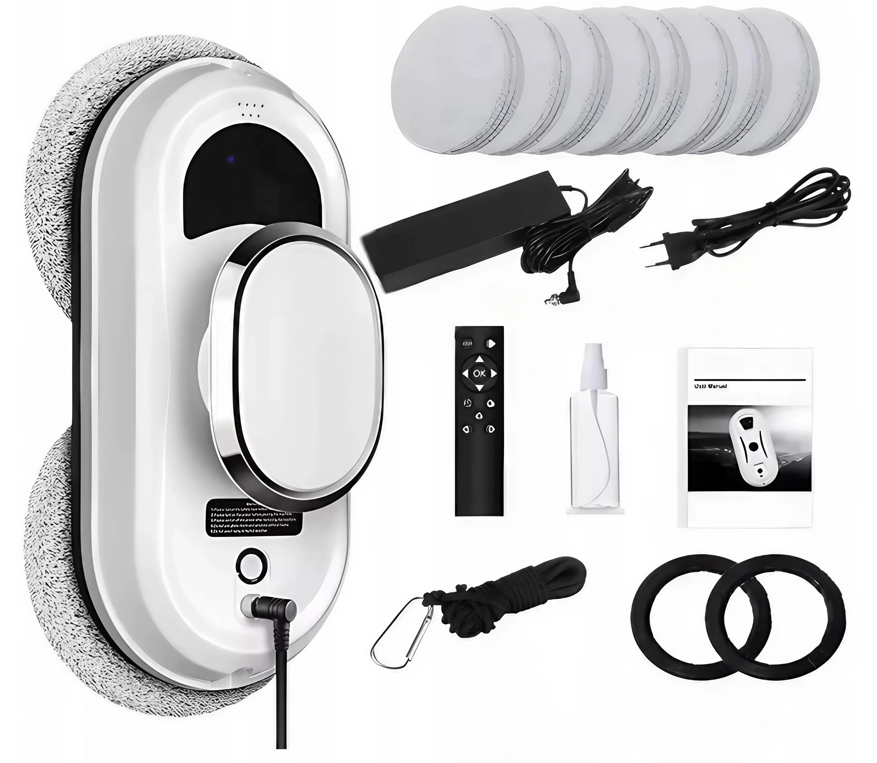 Робот для мойки окон автоматический с пультом управления Белый (jmx2099) - фото 2 Робот для мойки окон автоматический с пультом управления Белый (jmx2099) - фото 2