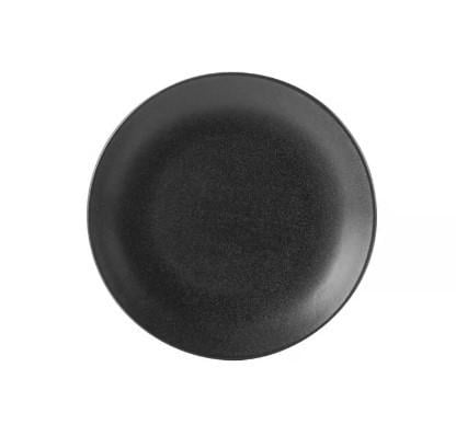 Тарелка фарфоровая Porland 300 мм Black (187630/Bl)