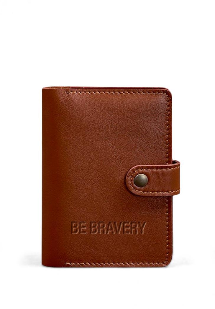 Палітурка шкіряна для паспорта 3.0 Світло-коричневий (A-026300)