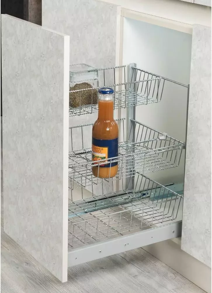 Карго для бутылок с дотягом S-2121-C 350 мм Хром (010855) - фото 2