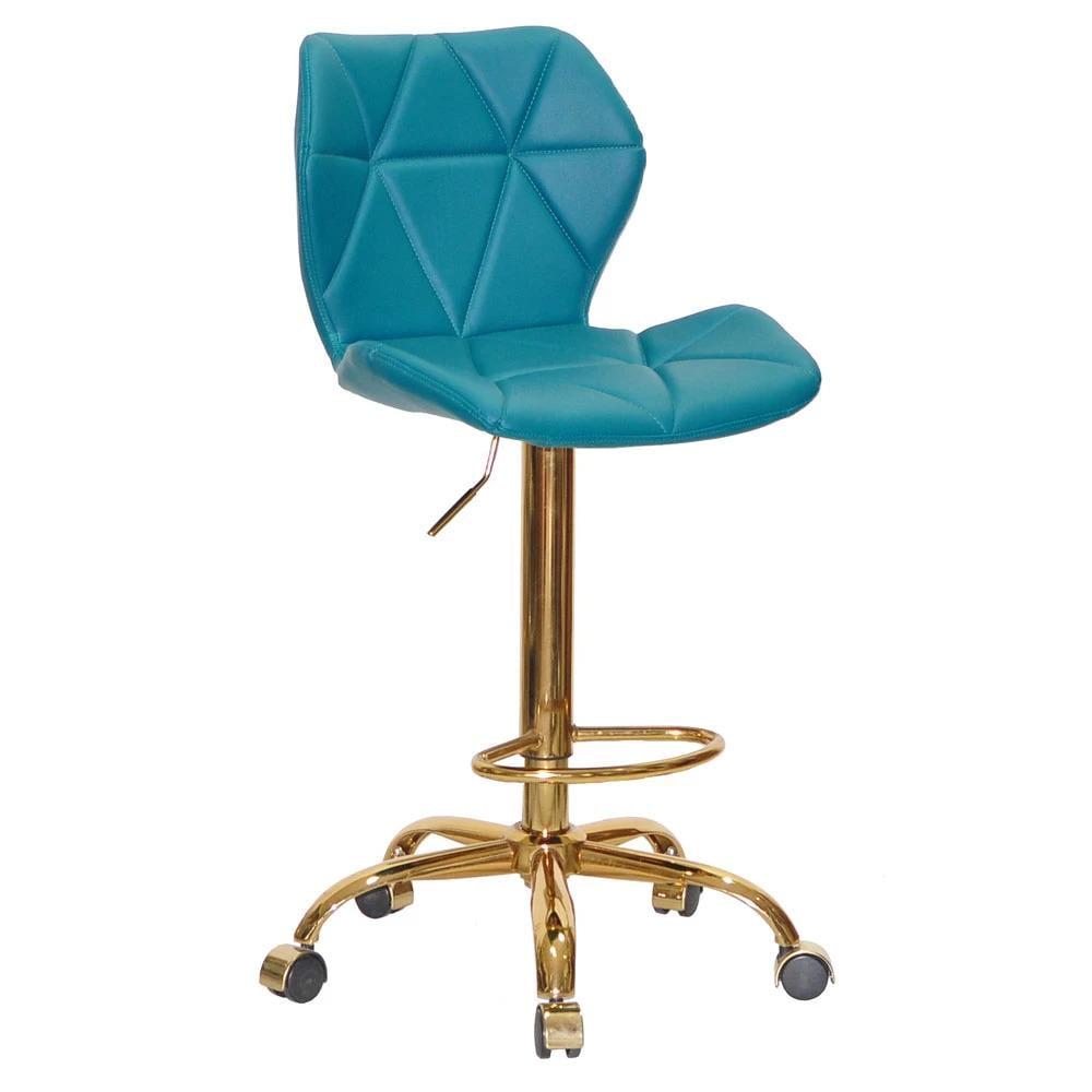 Стул TECHNO OFFICE HIGH GOLD 1002 экокожа Зеленый (900485) Стул TECHNO OFFICE HIGH GOLD 1002 экокожа Зеленый (900485)