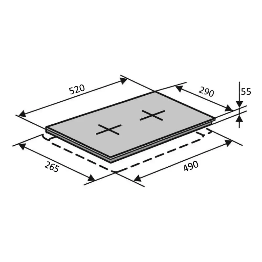 Варочная поверхность Ventolux HV 32 TC (2059765961567) - фото 2 Варочная поверхность Ventolux HV 32 TC (2059765961567) - фото 2