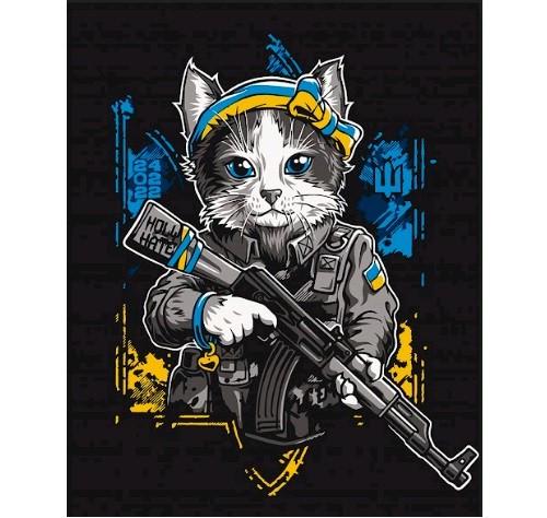 Картина по номерам ArtCraft Кот – защитник 40х50 см (11659-NN)