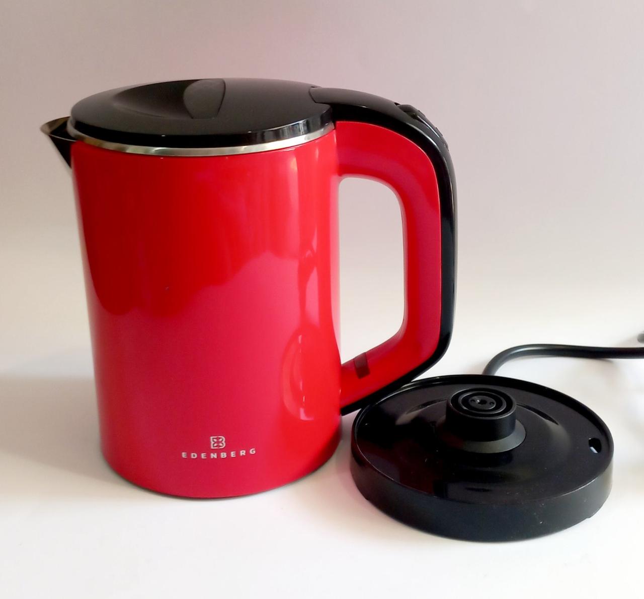 Електрочайник 600 мл Edenberg EB-83526 Червоний - фото 3 Електрочайник 600 мл Edenberg EB-83526 Червоний - фото 3