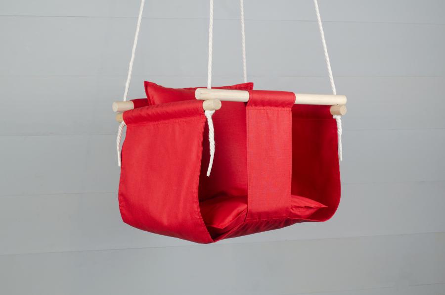 Качели детские тканевые Christyle 30х35 см Красный (15937)