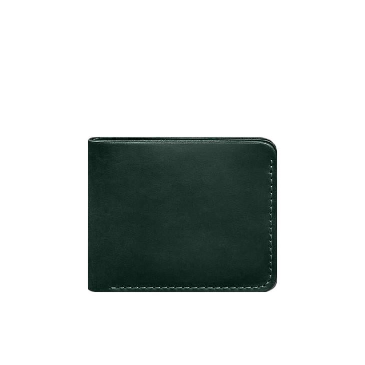 Портмоне шкіряний BlankNote 4.4 з затискачем Crazy Horse Зелений (A-028062)