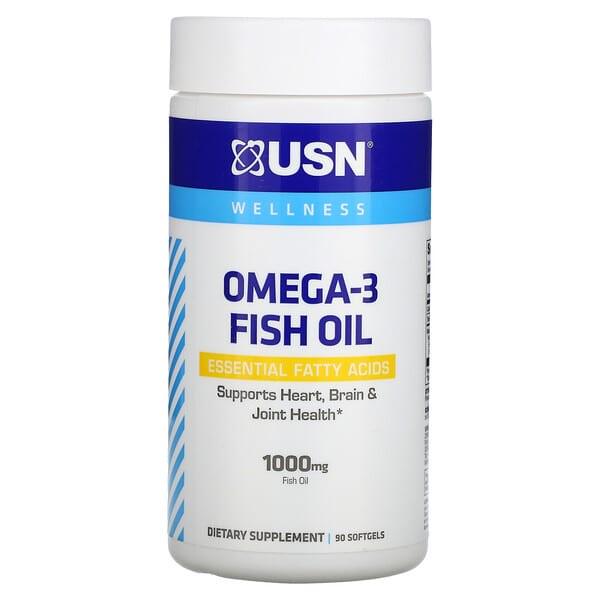 Рыбий жир USN Omega-3 Fish Oil 90 кап. (1415)