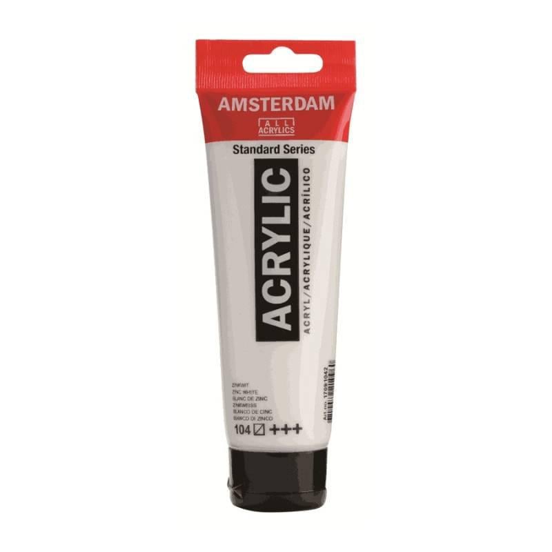 Акриловая краска Amsterdam Royal Talens 120 мл 104 Цинковые белила (Az1-8712079210960) Акриловая краска Amsterdam Royal Talens 120 мл 104 Цинковые белила (Az1-8712079210960)