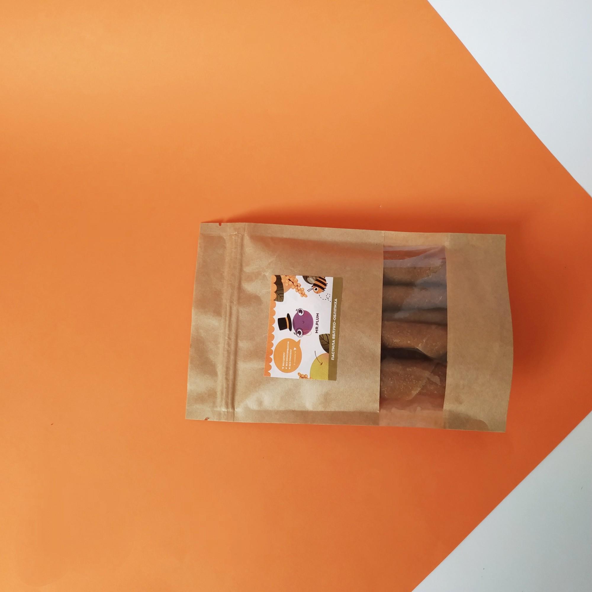 Пастила натуральная Mr.Plum Яблоко-Облепиха 100 г - фото 2 Пастила натуральная Mr.Plum Яблоко-Облепиха 100 г - фото 2