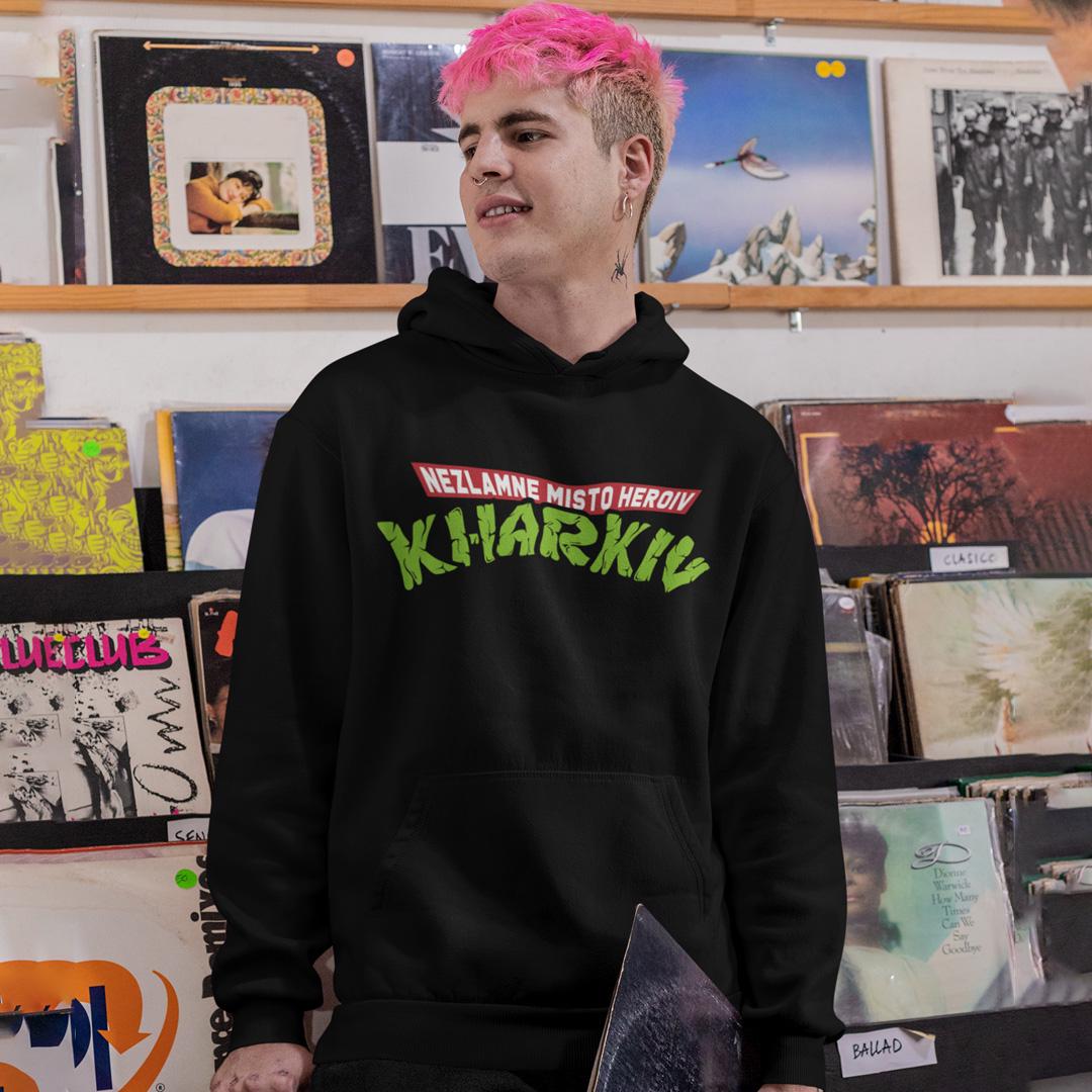 Худи флисовый унисекс Харьков Несокрушимый Город Героев Черепашки ниндзя L Черный (00000005145) Худи флисовый унисекс Харьков Несокрушимый Город Героев Черепашки ниндзя L Черный (00000005145)