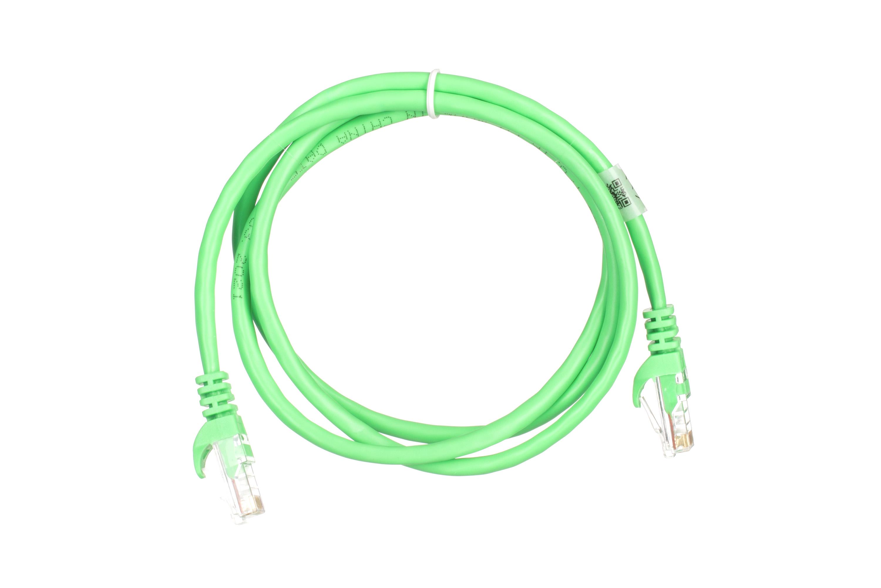 Патч-корд 2E Cat 5e 1,2 м с экранированной витой парой UTP Зеленый (2E-PC5ECOP-120GRN) - фото 1