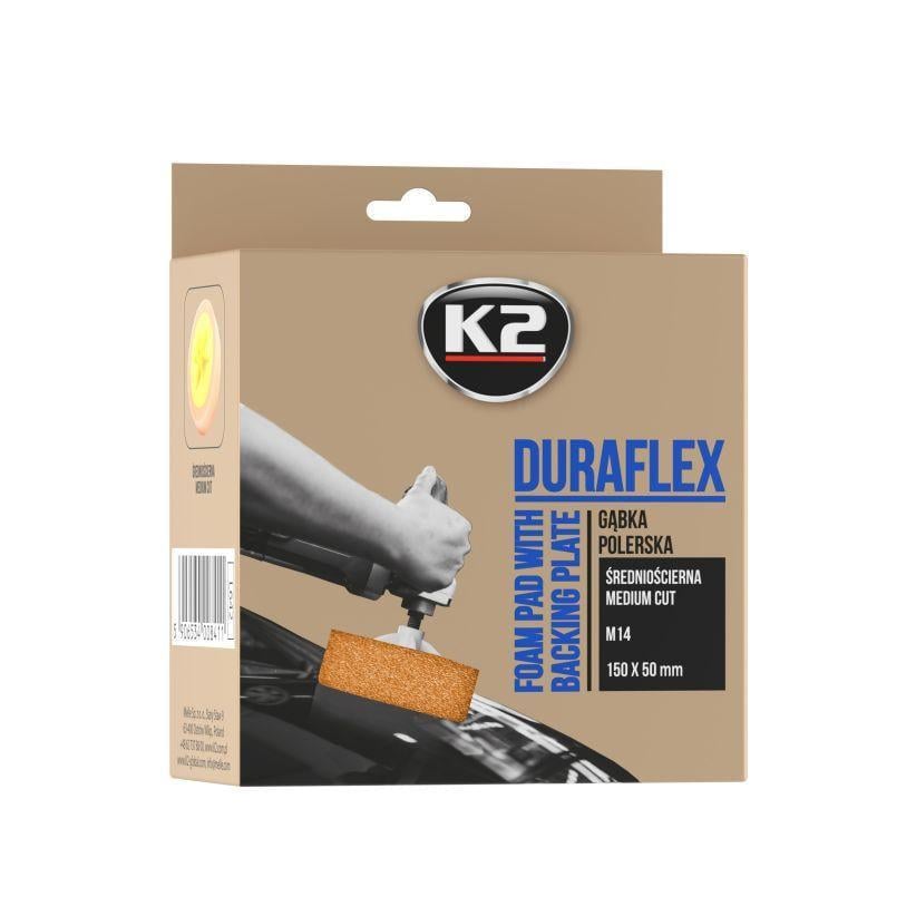 Полировочный круг K2 Duraflex среднеабразивный с резьбой M14 150 мм (L642)