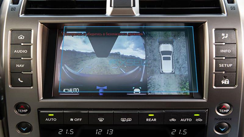 Защитное стекло Pixsel гибридное матовое на монитор Lexus GX 8,1" 2019-2021