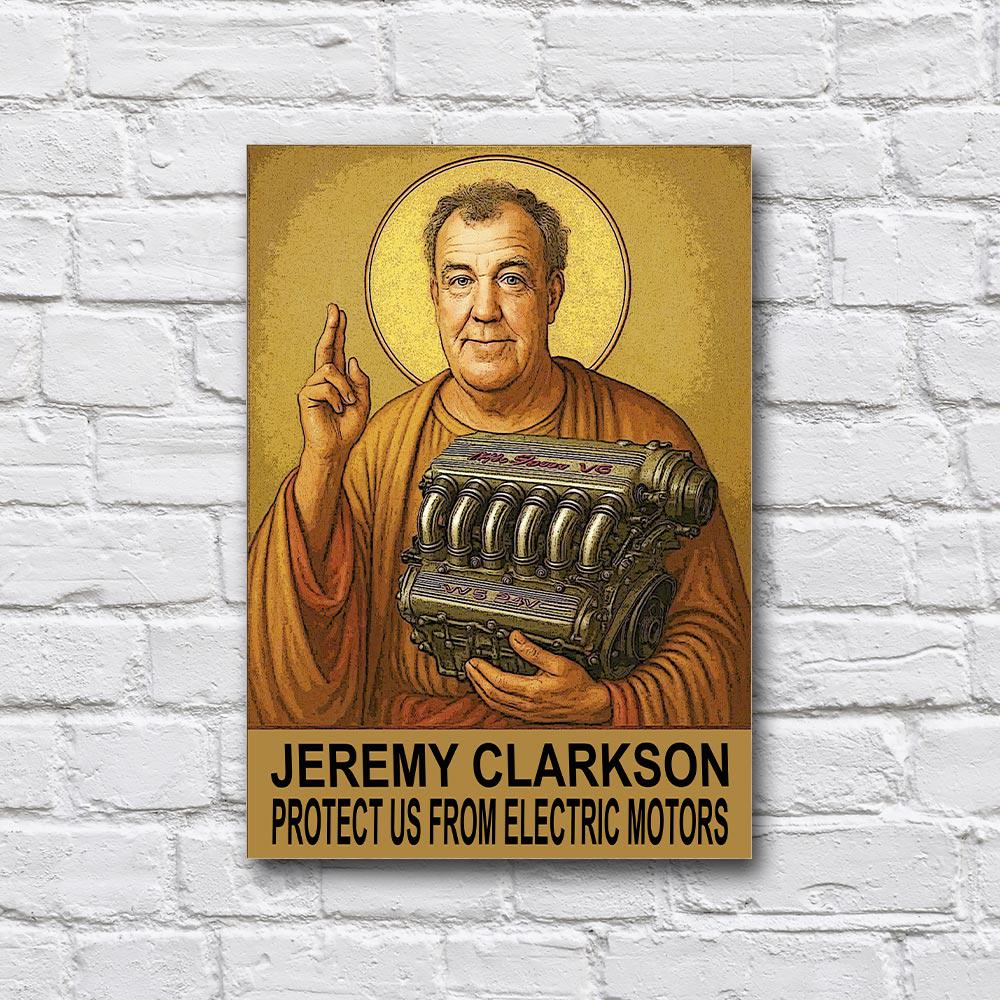 Постер дерев’яний Ікона Джеремі Кларксон 210х297 мм (26136744)