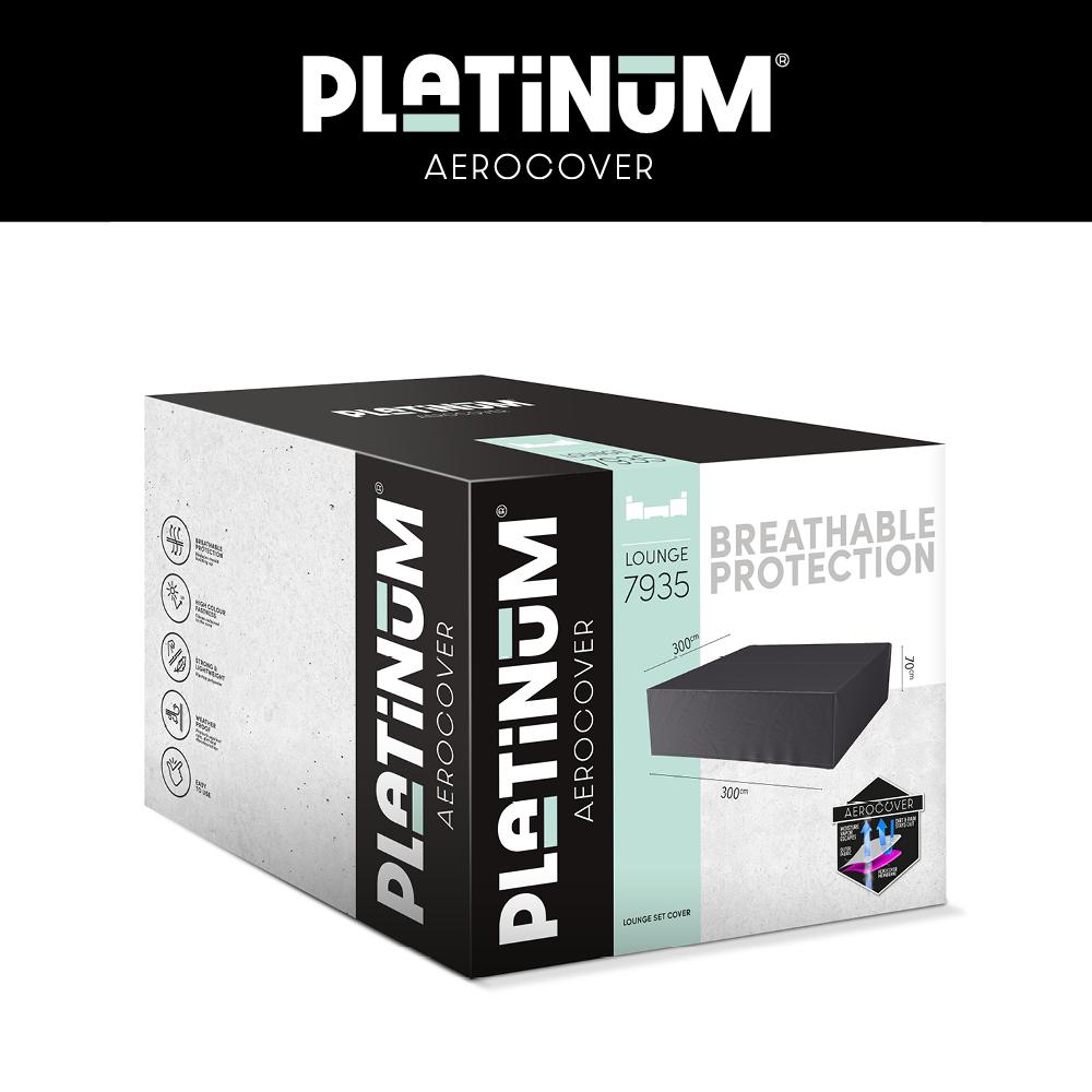 Чехол PLATINUM AeroCover для садовых комплектов 300X300Xh70 см Серый (7935) - фото 12 Чехол PLATINUM AeroCover для садовых комплектов 300X300Xh70 см Серый (7935) - фото 12