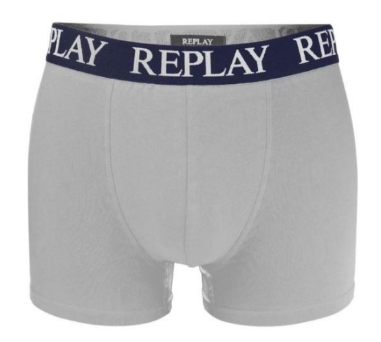 Трусы-боксеры мужские анатомические Replay 2 шт. L Темно-Синий/Серый - фото 3 Трусы-боксеры мужские анатомические Replay 2 шт. L Темно-Синий/Серый - фото 3