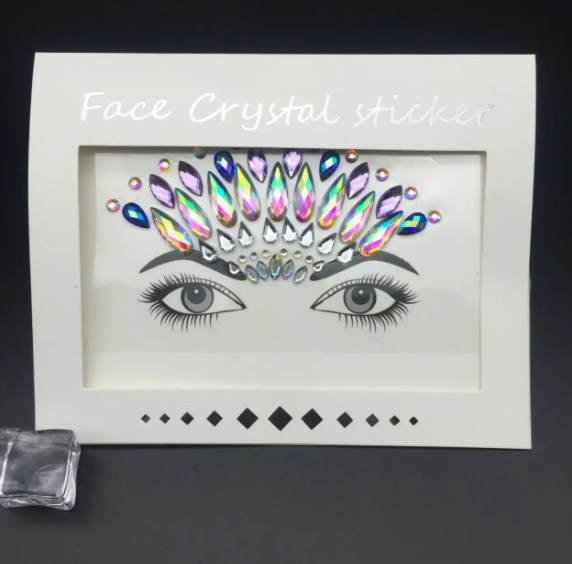 Наклейки камінці на обличчя блискучі One size Різнокольоровий (9088/19) - фото 2 Наклейки камінці на обличчя блискучі One size Різнокольоровий (9088/19) - фото 2