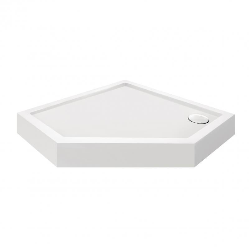 Душевой поддон Qtap Diamond 301112 100x100x12 см акриловый 90 мм - фото 1