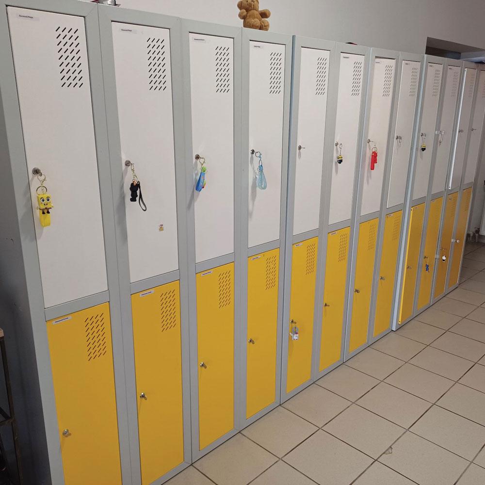 Шкаф для одежды ШОМ-300/1/2 металлический (9700082) - фото 4 Шкаф для одежды ШОМ-300/1/2 металлический (9700082) - фото 4