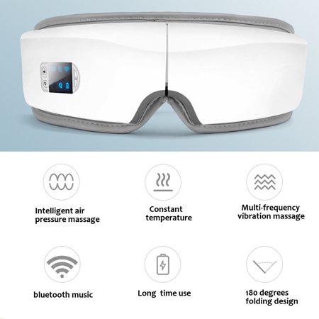 Массажер для глаз Eye Massager 4D Premium JB-018 Bluetooth Белый - фото 4