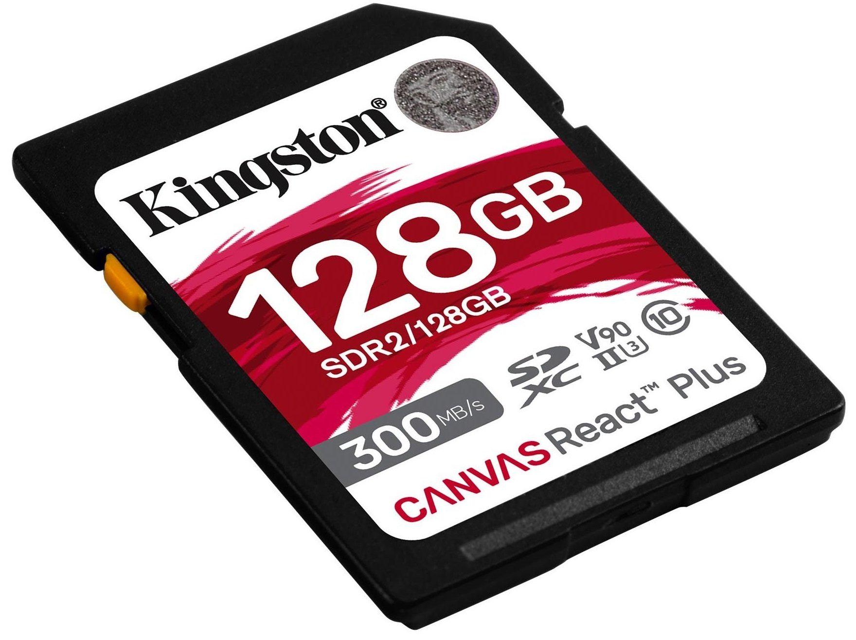Карта пам'яті Kingston 128 Gb SDXC C10 UHS-II U3 R300/W260MB/s для професійних кінокамер (579998) - фото 2 Карта пам'яті Kingston 128 Gb SDXC C10 UHS-II U3 R300/W260MB/s для професійних кінокамер (579998) - фото 2