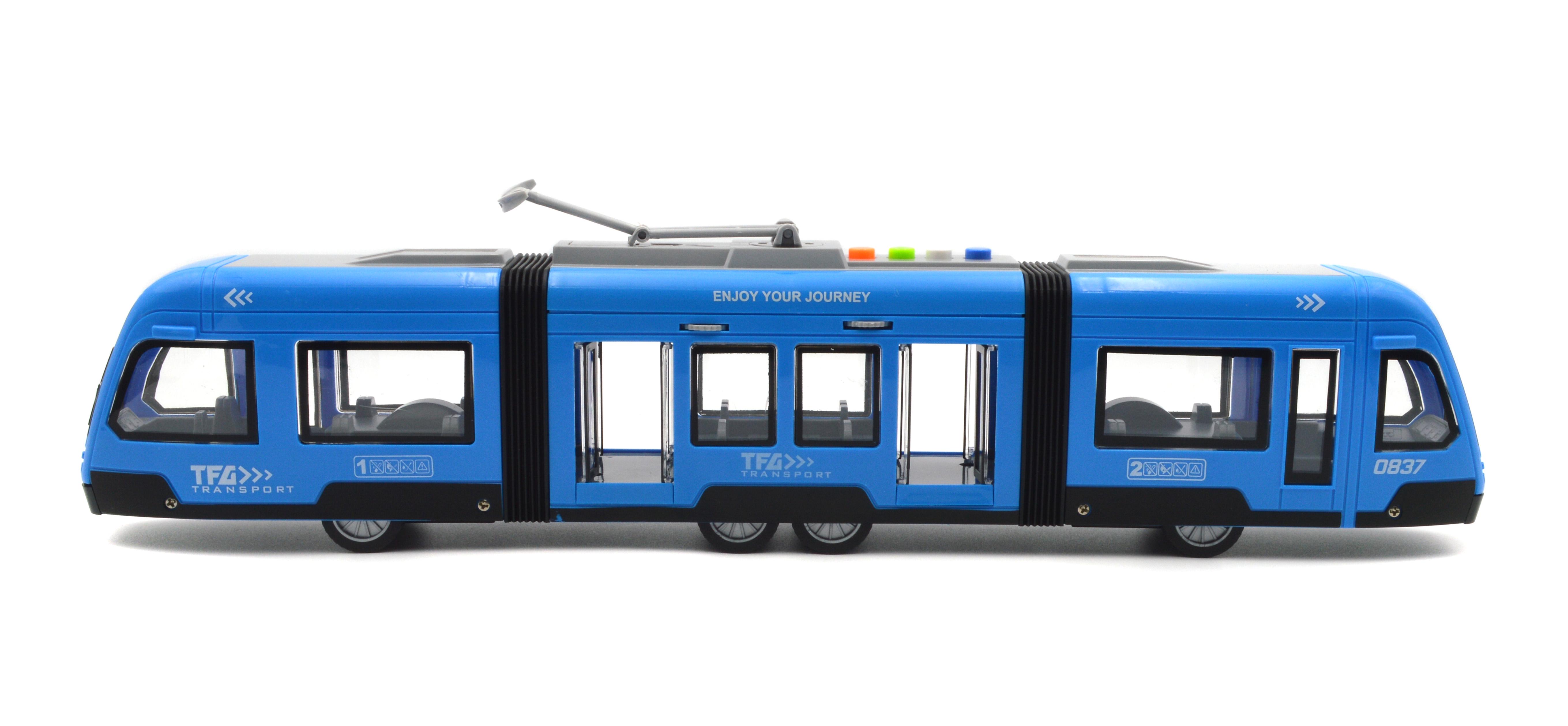 Трамвай WY930B масштаб 1:16 звук/свет/открывающаяся дверь (30358491) - фото 5