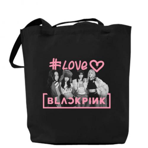 Шоппер Blackpink poster 37x41 см Черный (17134278-2-200013)