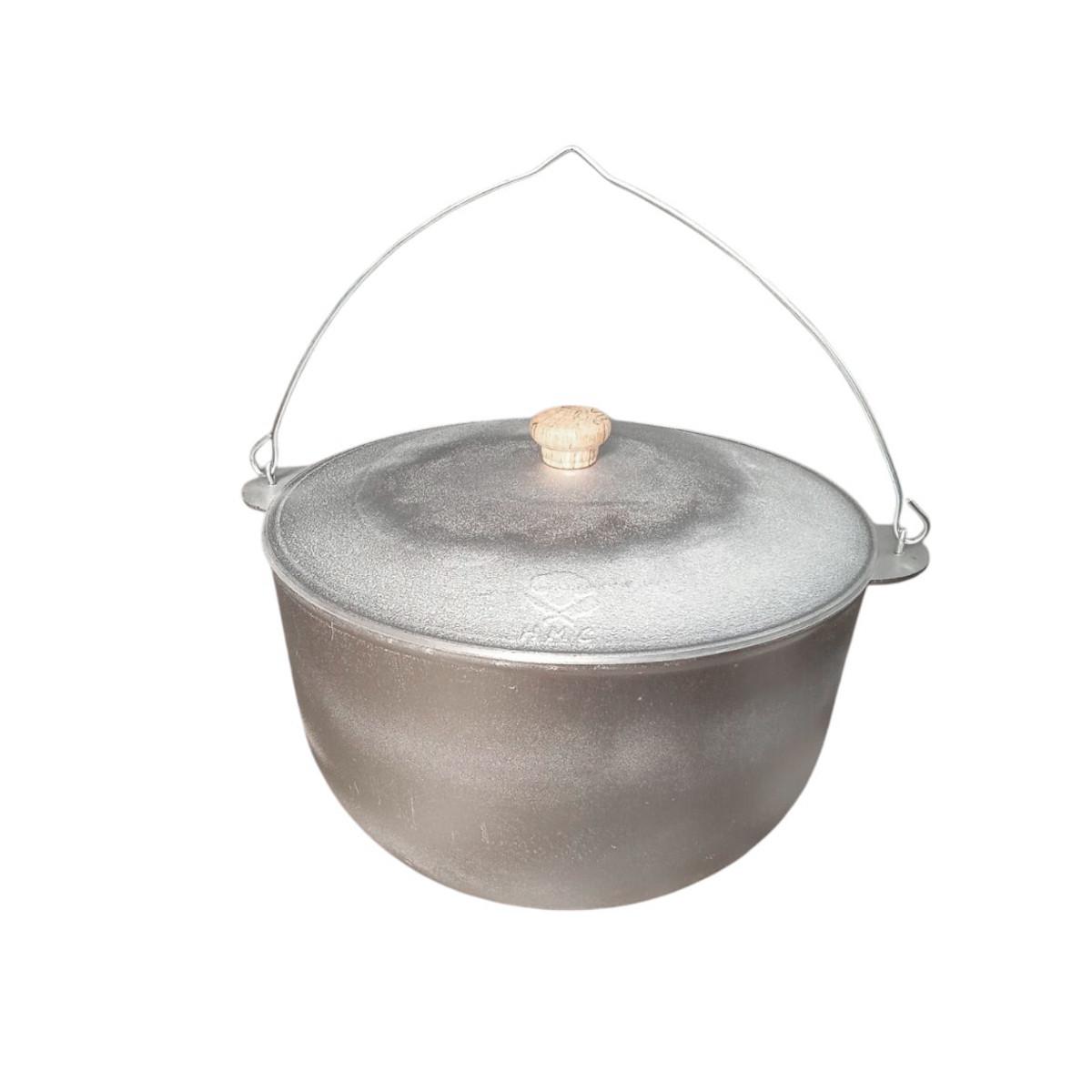 Казан туристический алюминиевый с крышкой 8 л ø 31 см - фото 2 Казан туристический алюминиевый с крышкой 8 л ø 31 см - фото 2