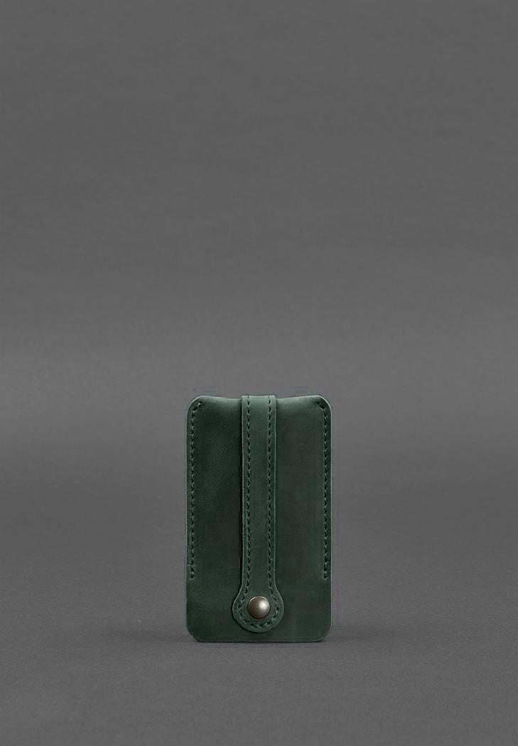 Ключница кожаная 1.0 Crazy Horse Зеленый (A-028442) - фото 4 Ключница кожаная 1.0 Crazy Horse Зеленый (A-028442) - фото 4