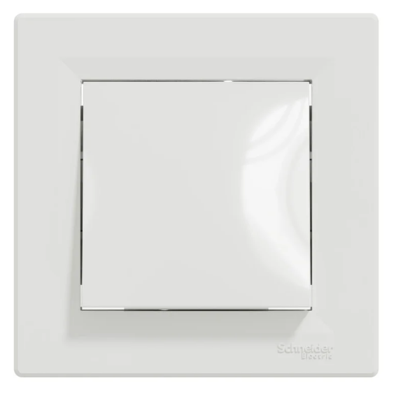 Выключатель одинарный Shneider Asfora с рамкой Белый (27610892)