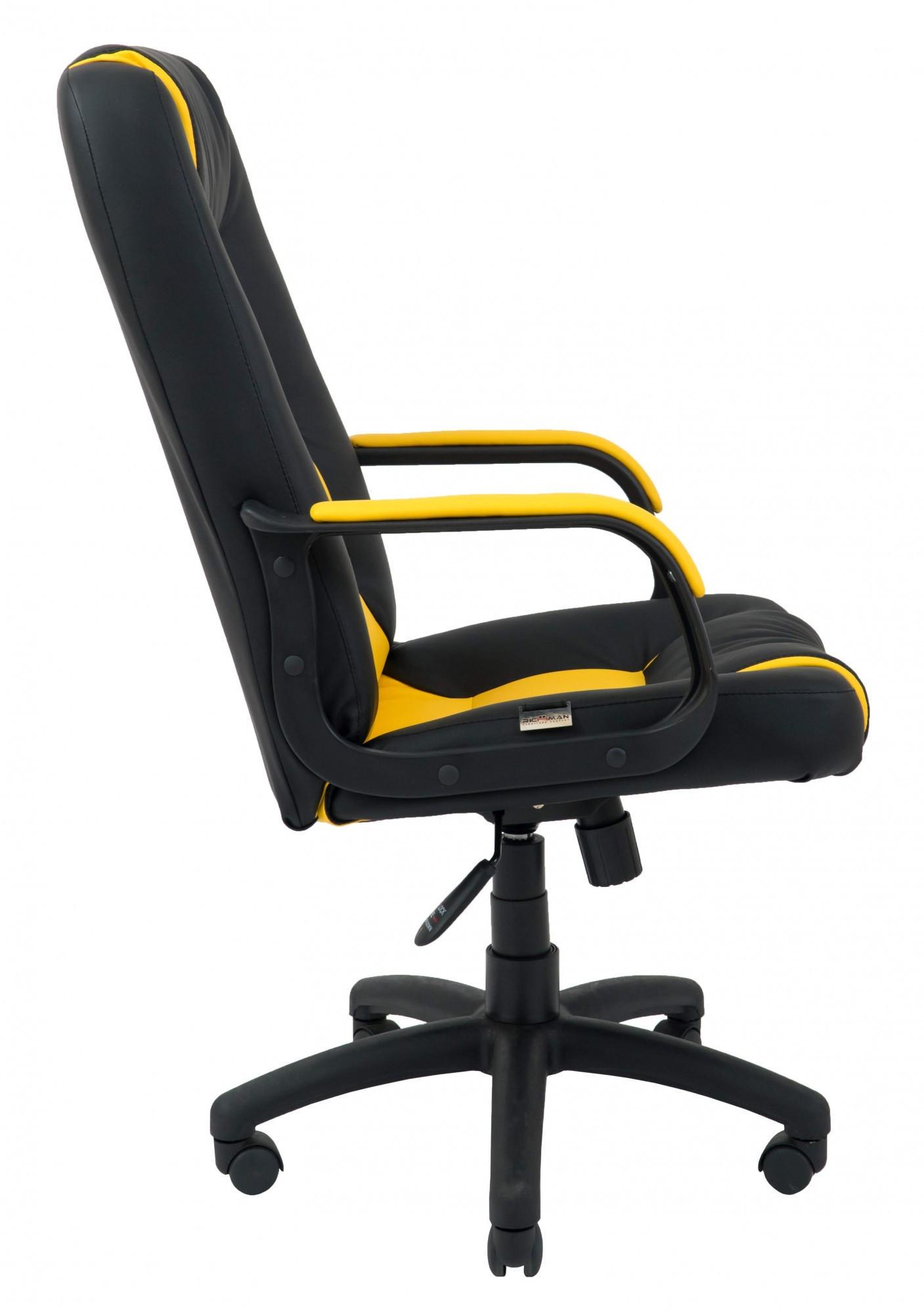 Кресло офисное компьютерное Chelsea Fly 2230-2240 ПлаStick Рич М1 Tilt Желто-черный - фото 3 Кресло офисное компьютерное Chelsea Fly 2230-2240 ПлаStick Рич М1 Tilt Желто-черный - фото 3