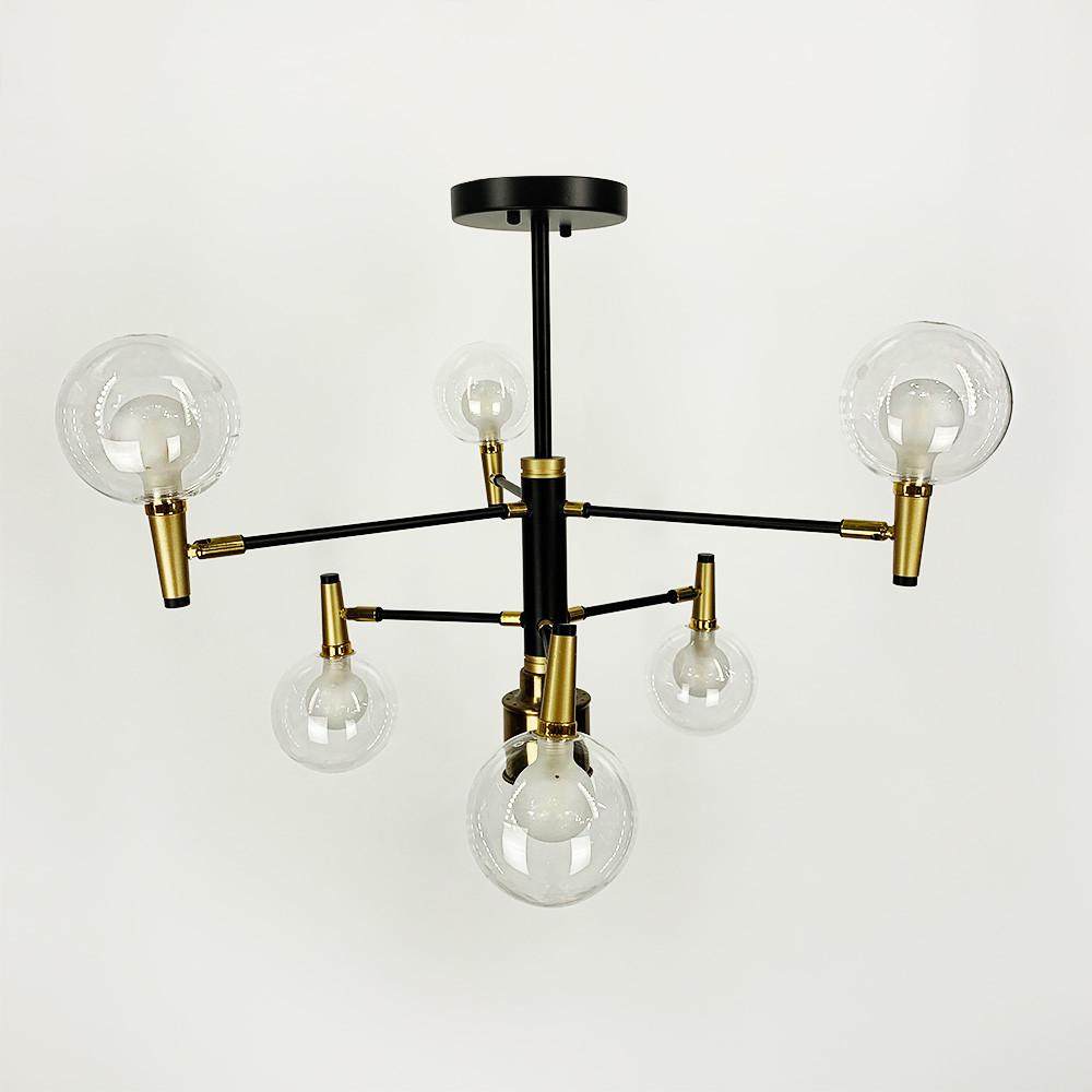 Люстра с поворотными прозрачными плафонами (88071) - фото 1 Люстра с поворотными прозрачными плафонами (88071) - фото 1