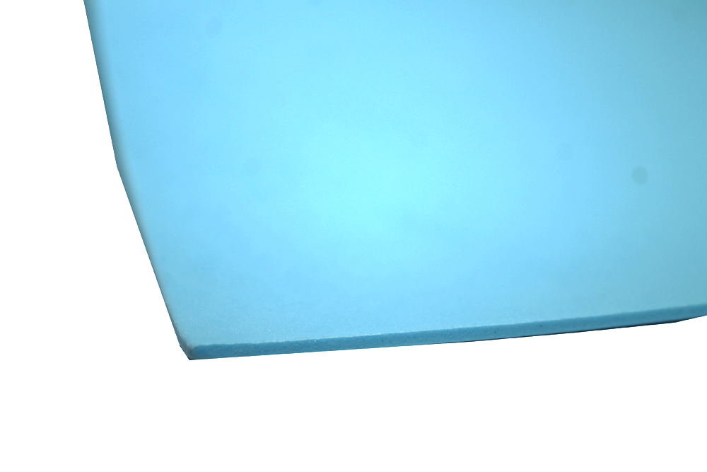 Фоамиран матовый разные цвета 2мм/20х30см Светло-голубой