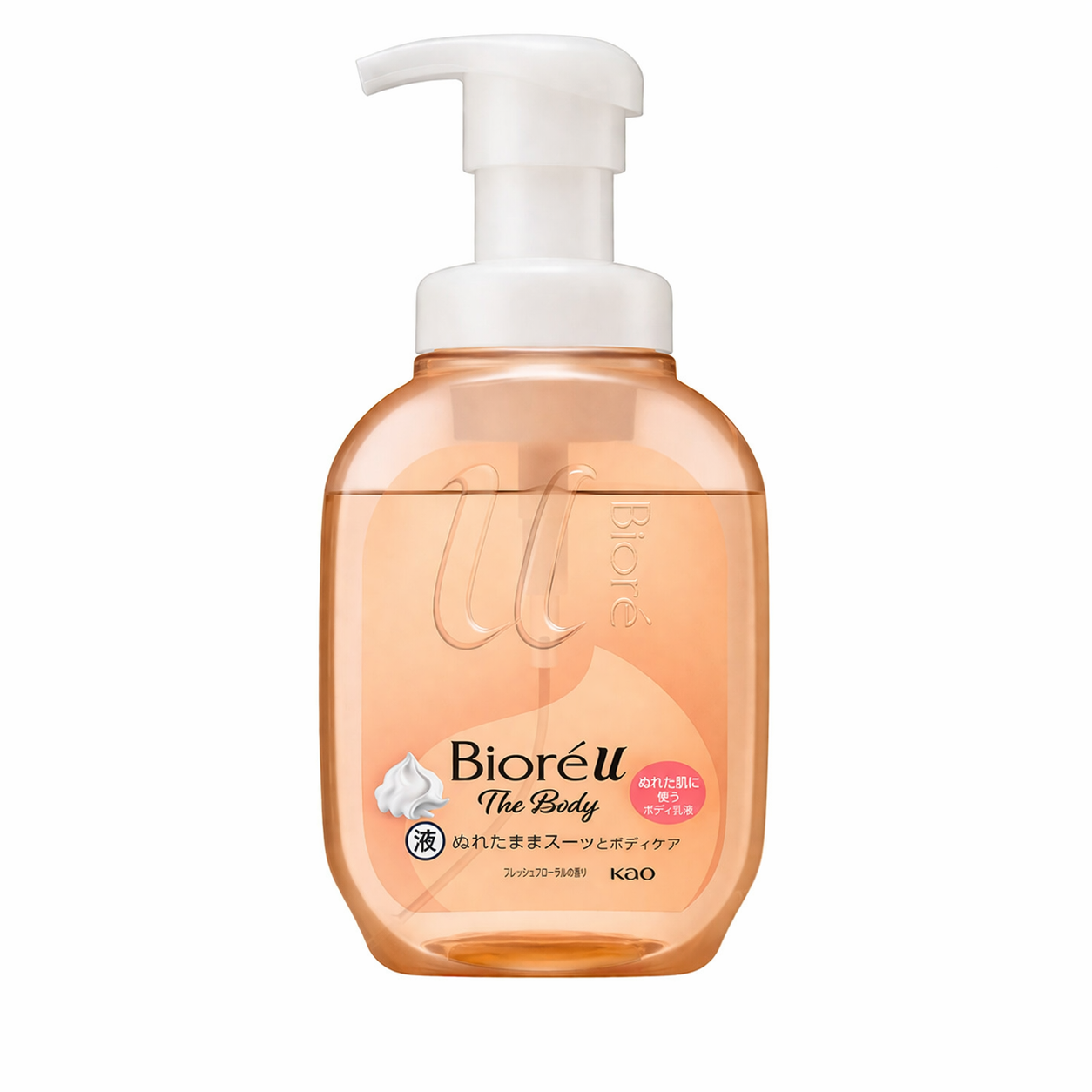 Мыло-пенка для душа Biore U The Body Foam Type Moisture Smooth с ароматом Белый чай 540 мл.(430335)