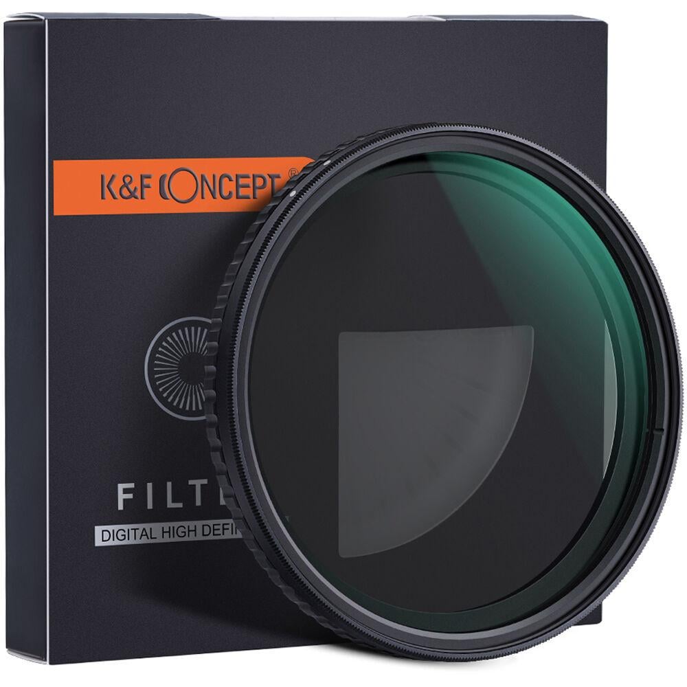 Светофильтр K&F Concept Nano-X ND2-32 CPL поляризационный с переменной плотностью 72 мм