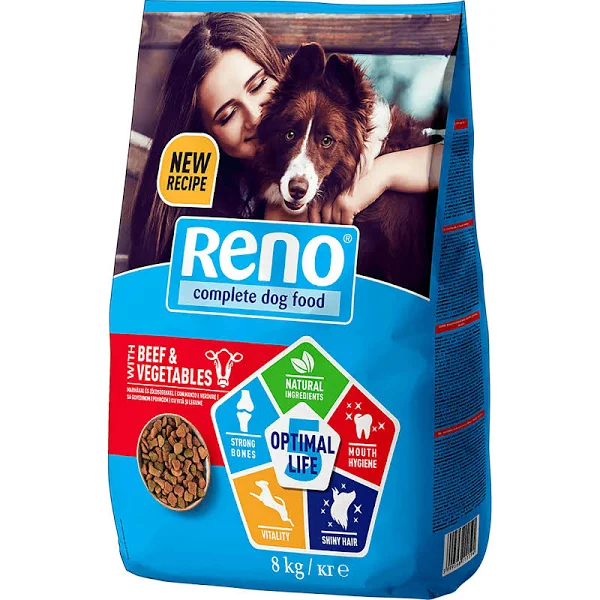 Корм сухой Reno для собак с говядиной 8 кг (11718011)