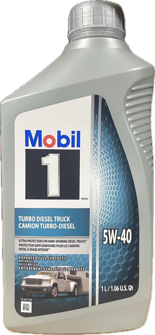 Моторне мастило Mobil 1 Turbo Diesel Truck 5W40 1 л (122253)