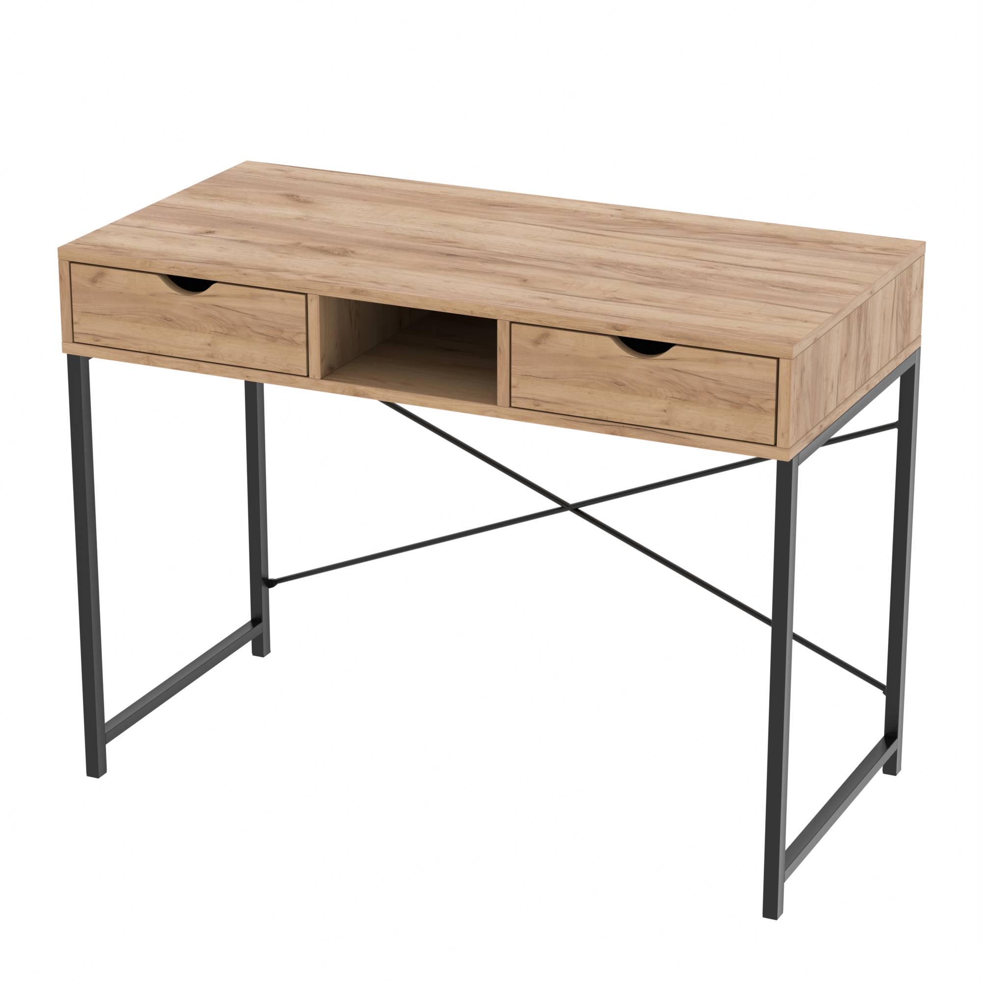 Письмовий стіл Неман КРАТ Дуб крафт золотий/Чорний (6831061)