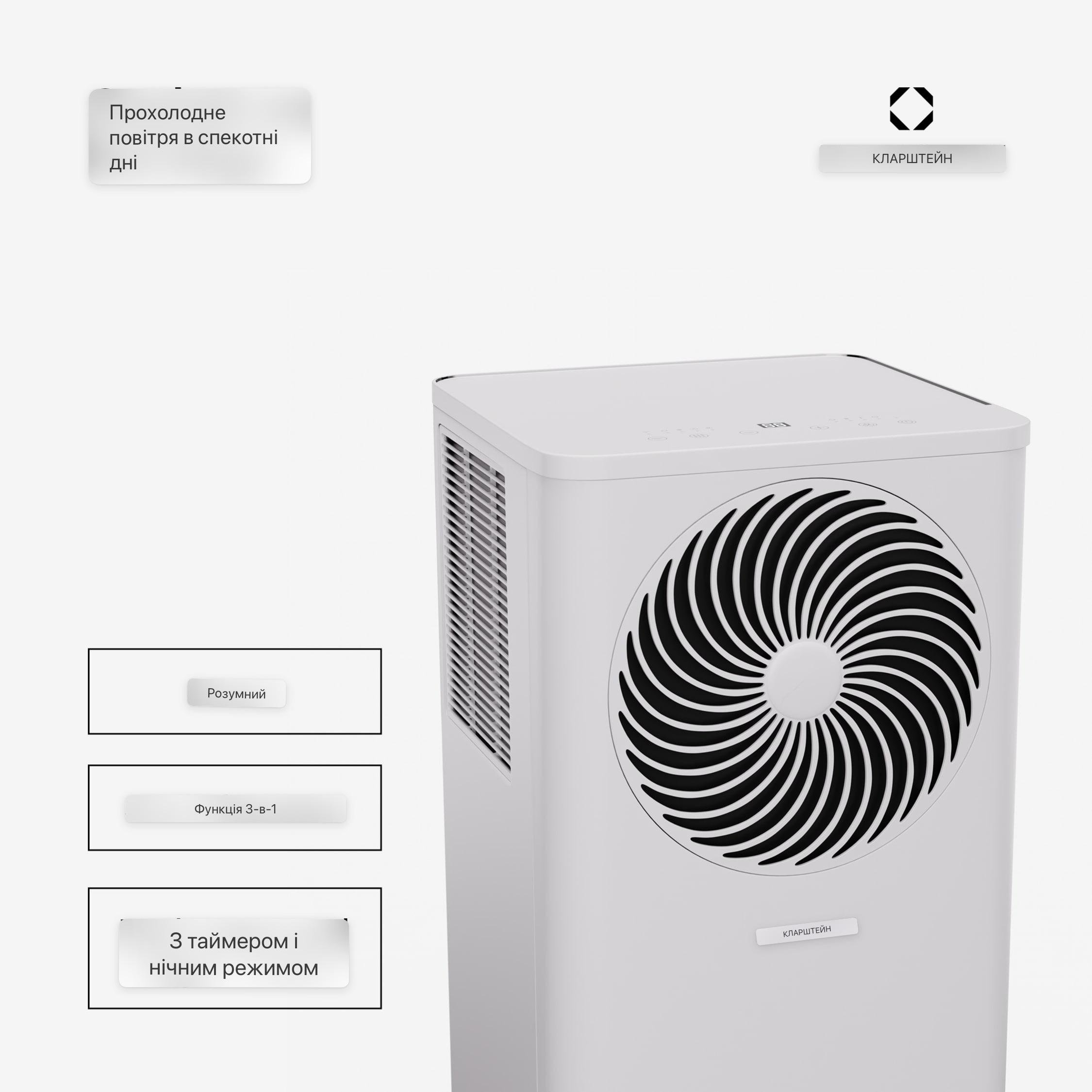 Кондиционер KLARSTEIN Aero Ring 7000 BTU - фото 3