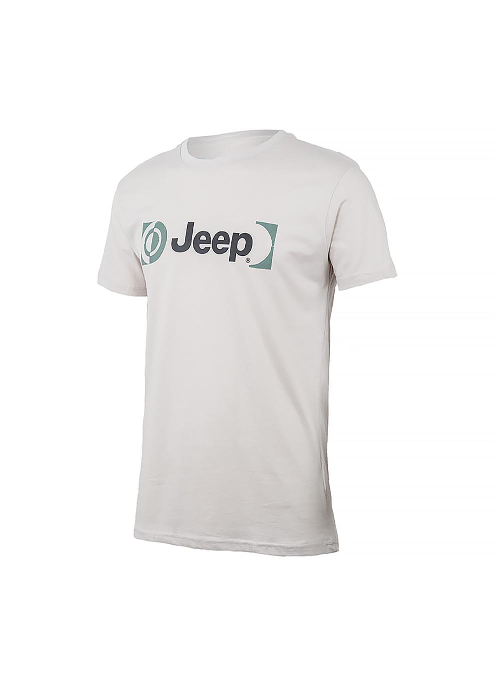 Футболка мужская JEEP T-SHIRT Paintbrush J22W 2XL Серый (O102590-J863 2XL)