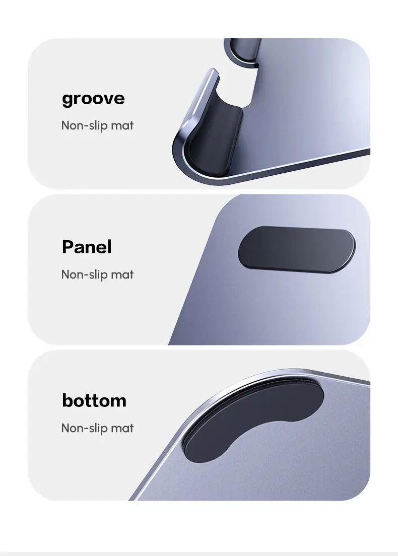 Підставка для смартфона UGREEN LP892 до 9.7'' алюмінієва з регулюванням нахилу 180° Grey (45858) - фото 2 Підставка для смартфона UGREEN LP892 до 9.7'' алюмінієва з регулюванням нахилу 180° Grey (45858) - фото 2