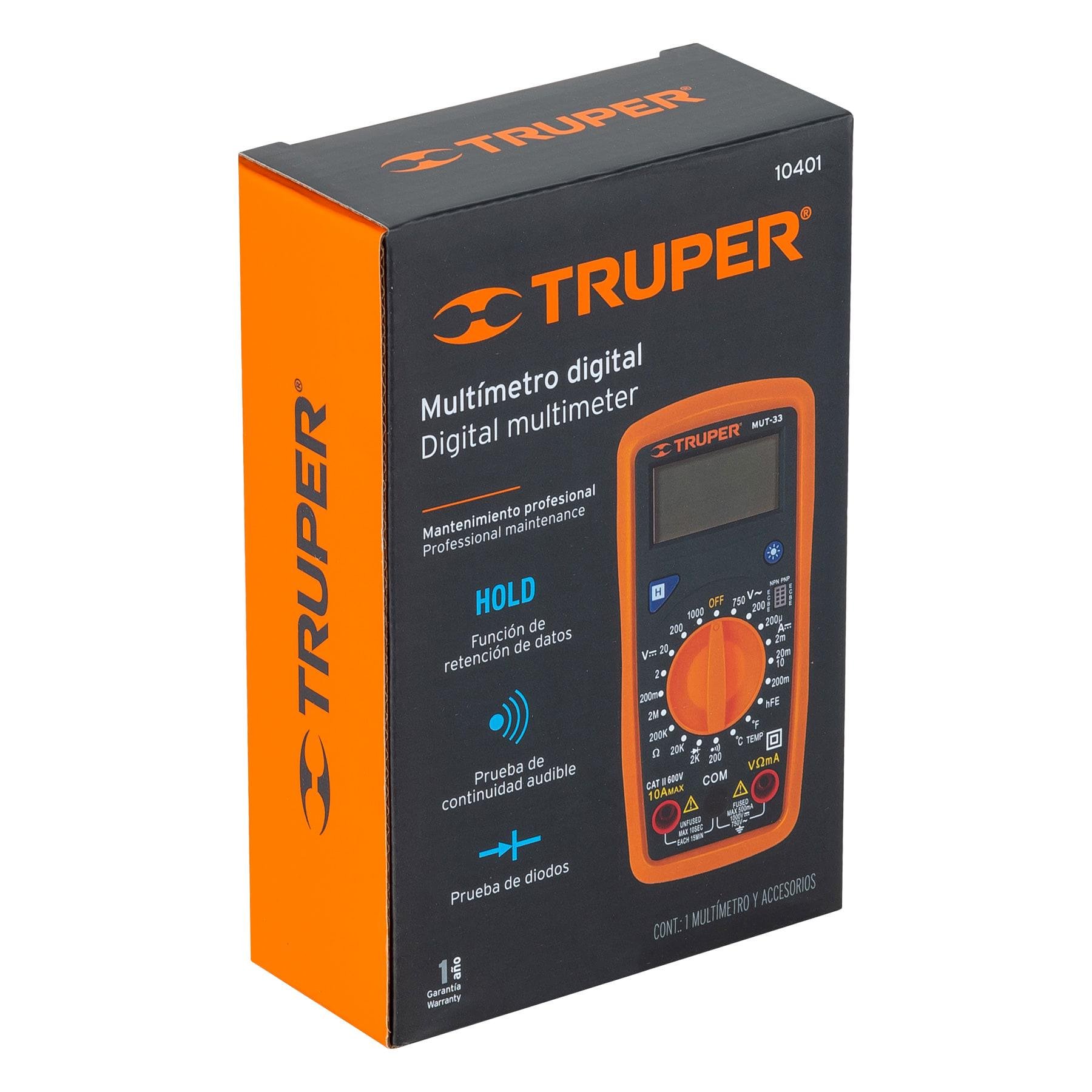 Мультиметр-тестер Truper MUT-33 Comfort 200mV-500V (MUT-33) - фото 5