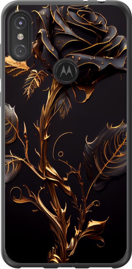 Чохол на Motorola One Power Троянда 3 (5552t-1588-42517)