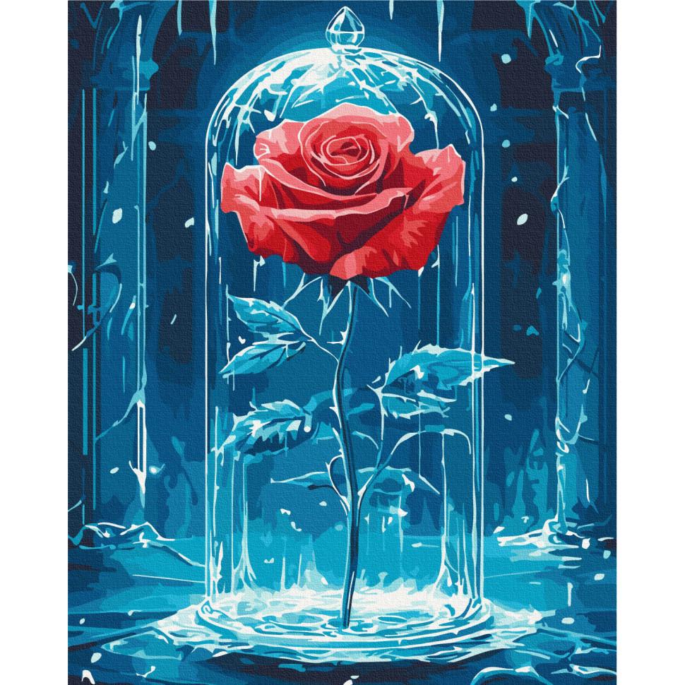 Картина за номерами Brushme Крижана троянда BS54187 40x50 см (RLT48061) Картина за номерами Brushme Крижана троянда BS54187 40x50 см (RLT48061)