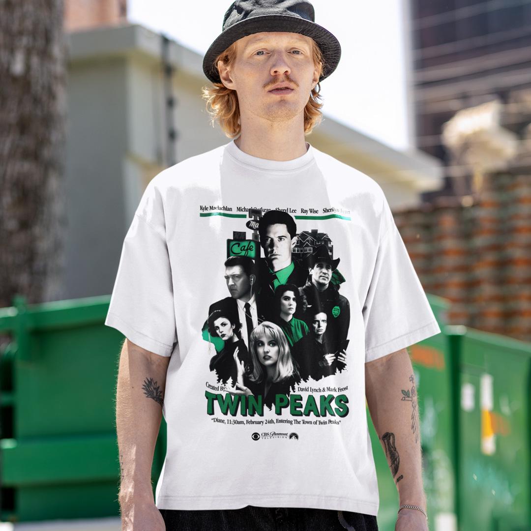 Футболка унисекс Twin Peaks Characters XL Белый (00000011824)