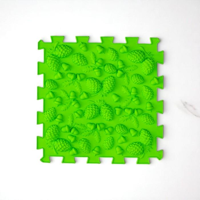 Розвиваючий килимок масажний Пазл Жолуді 1 елемент Салатовий (TU960011) - фото 2 Розвиваючий килимок масажний Пазл Жолуді 1 елемент Салатовий (TU960011) - фото 2