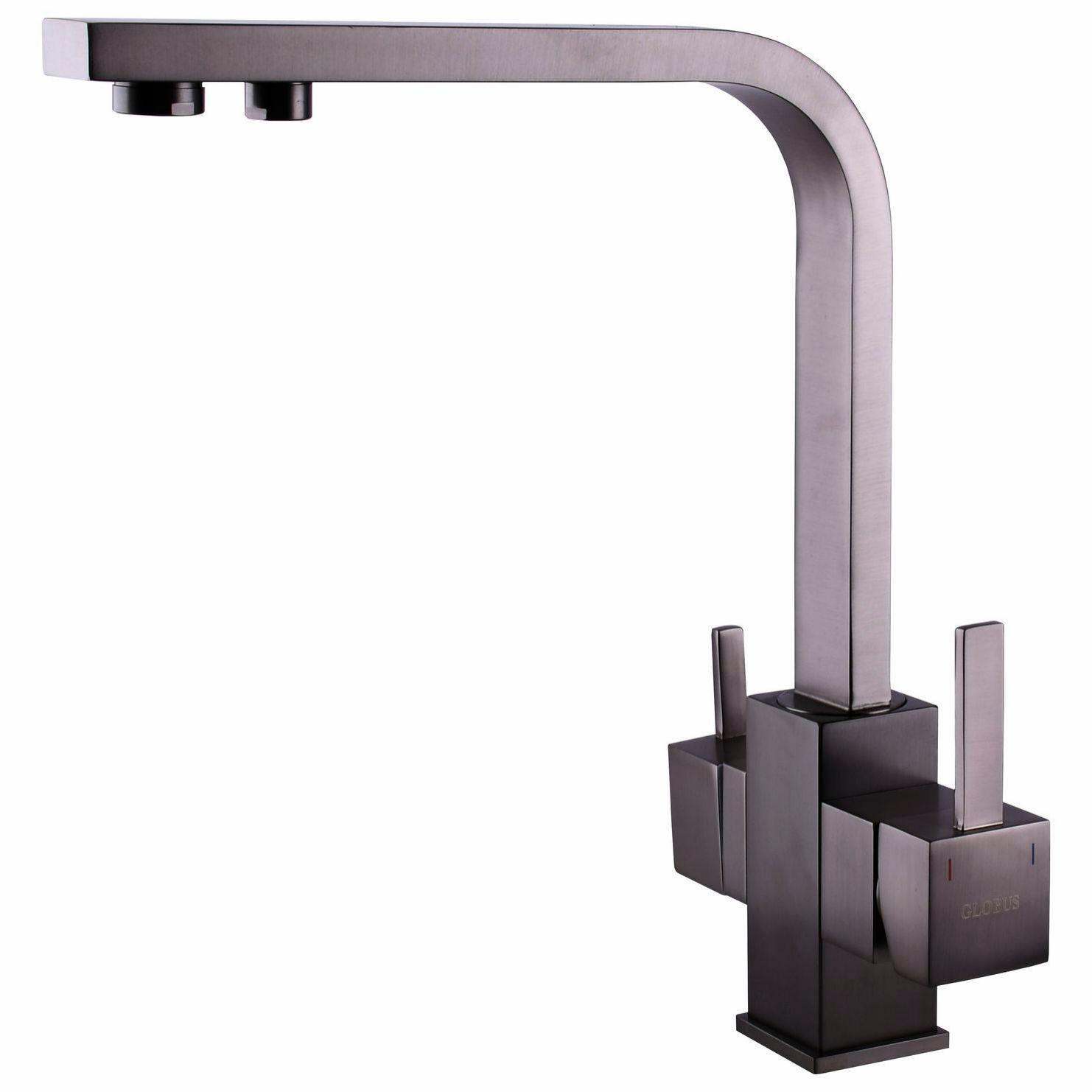 Смеситель для кухни под осмос Globus Lux Lazer GLLR-0111-11-Graphite (0280)